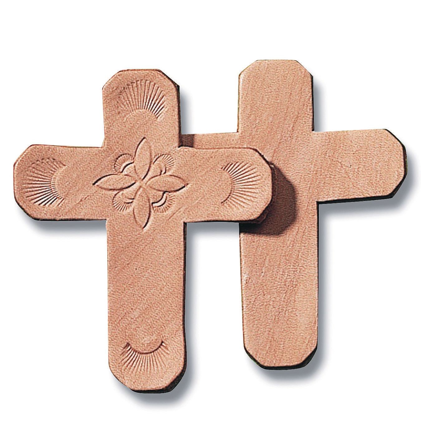 Wooden Embellished Cross Stickers, 1-1/4-Inch, 13-Count – Party Spin