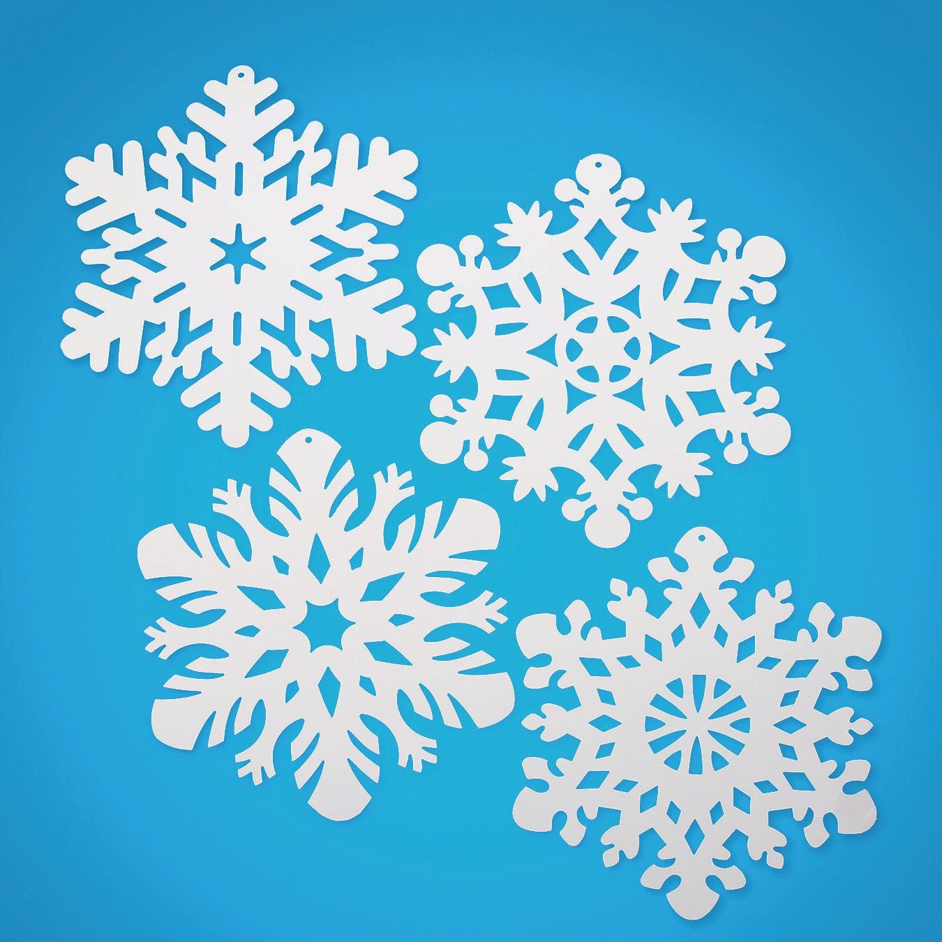 Buy Snowflake Craft Kit (Pack of 12) at S&S Worldwide