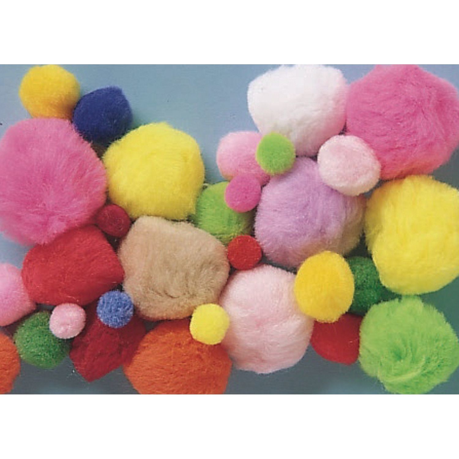 Buy Color Splash!® Dense Pom Pom Assortment (Bag of 1000) at S&S Worldwide