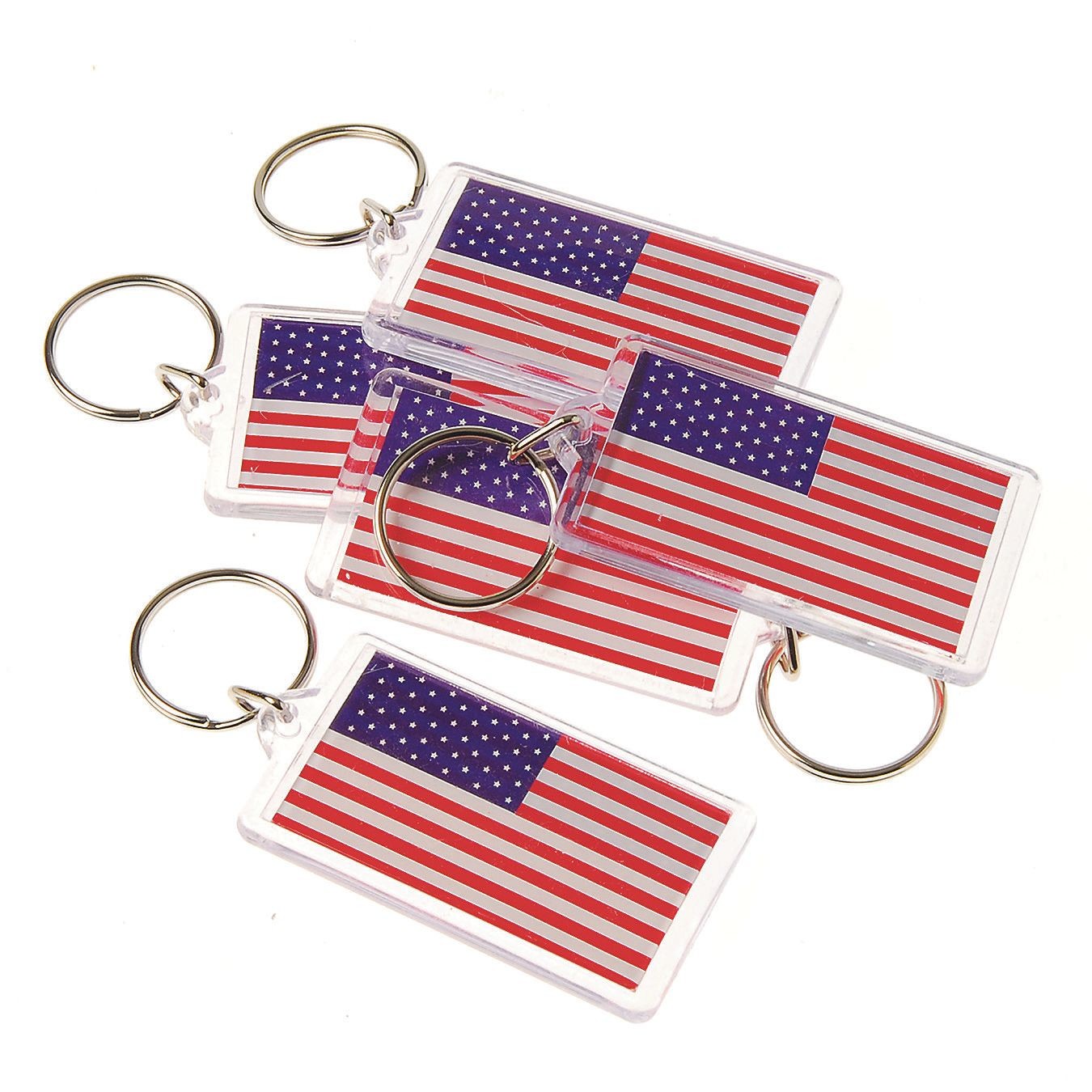 LOUISVILLE AMERICANA FLAG KEYCHAIN