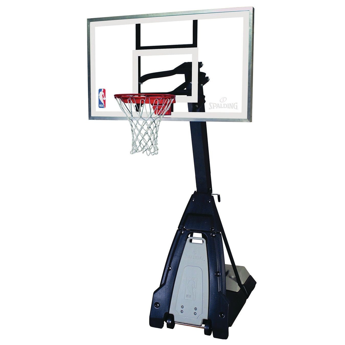 Spalding The Beast 60 Tempered Glass Portable Basketball Hoop