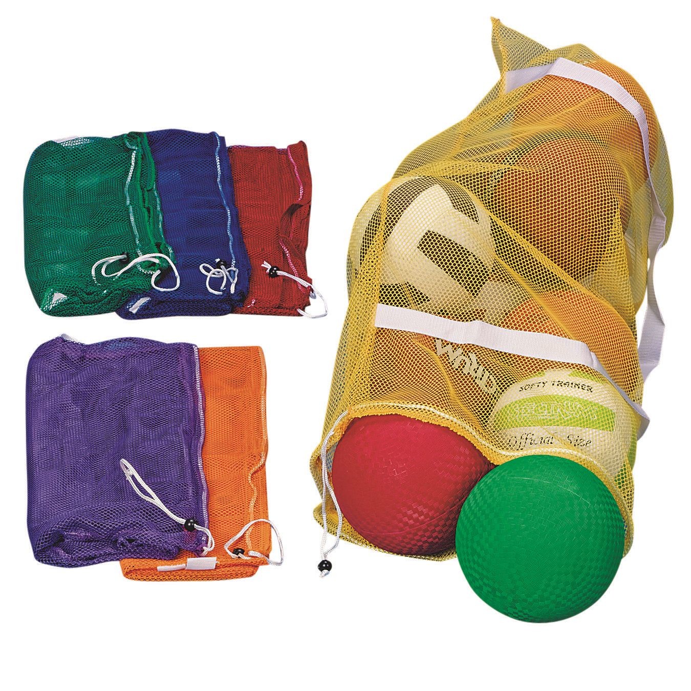  Super Z Outlet Sports Ball Bag Drawstring Mesh