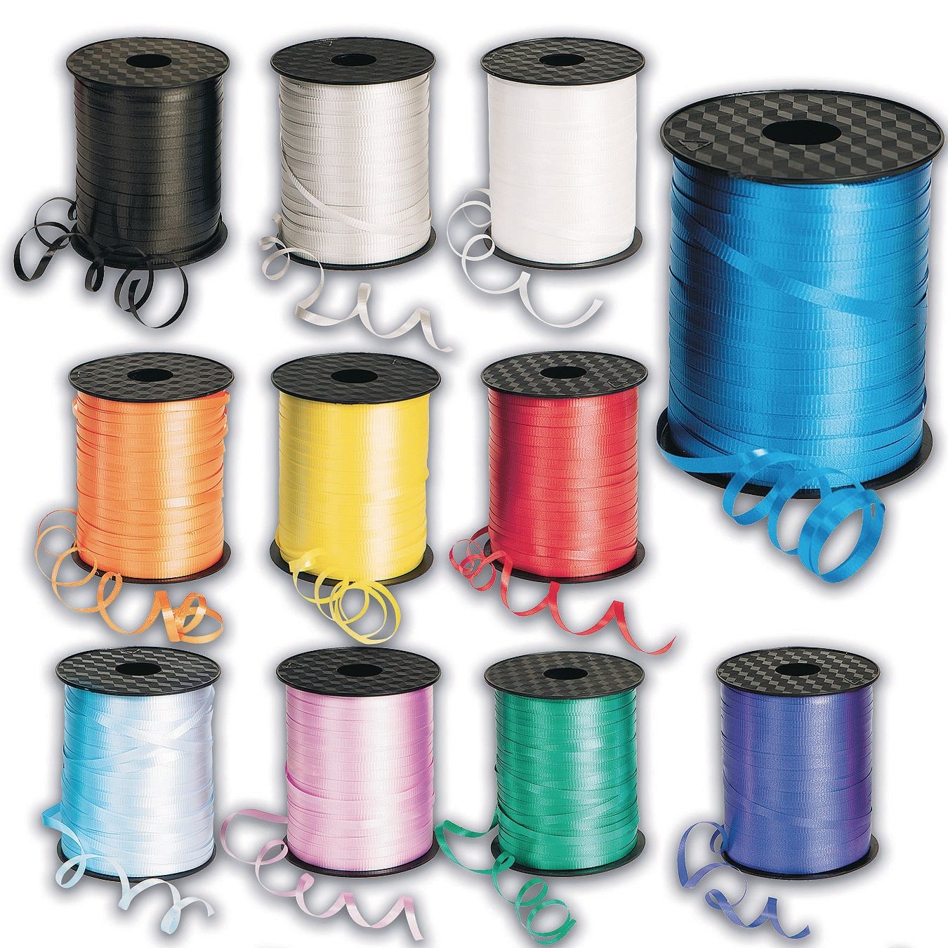 Details about   3/16" 500 YDS Spool Curling Ribbon Balloons Party Wedding Crimped