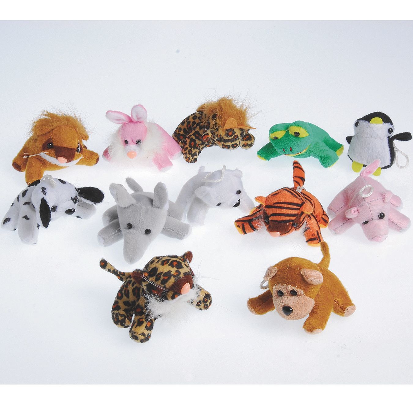 Buy Small Plush Sitting Stuffed Animal Assortment (Pack of 12) at S&S  Worldwide
