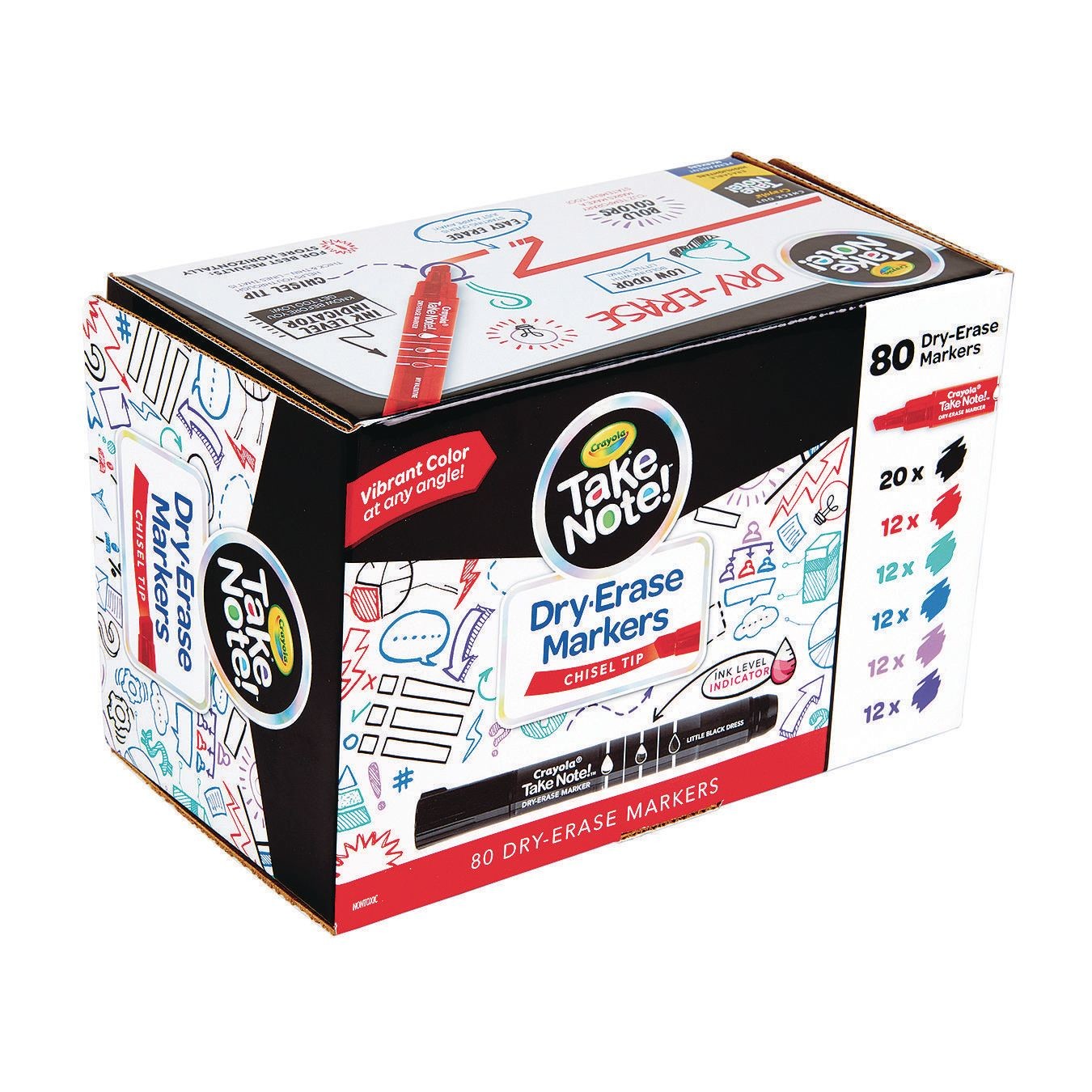 Buy Crayola® Take Note™ Dry Erase Marker Classpack (Pack of 80) at