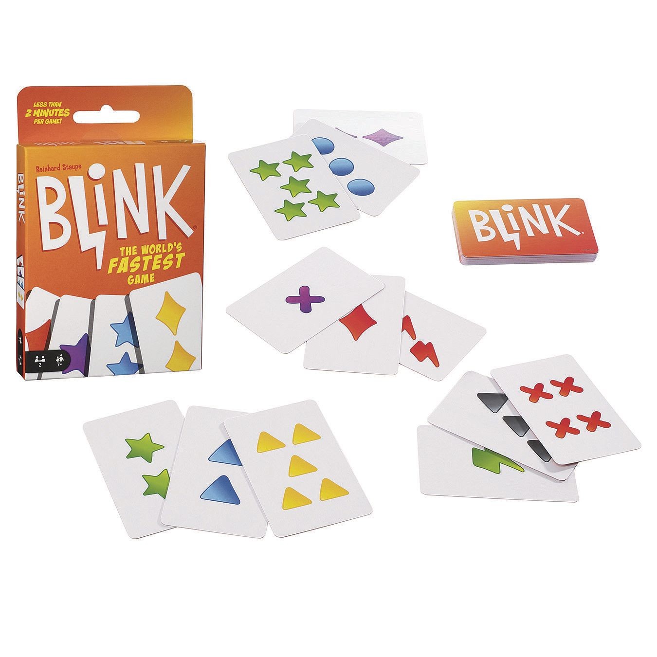 Reinhard Blink Card Games The World's Fastest Game 2 Player Fun Fast Cards NEW 