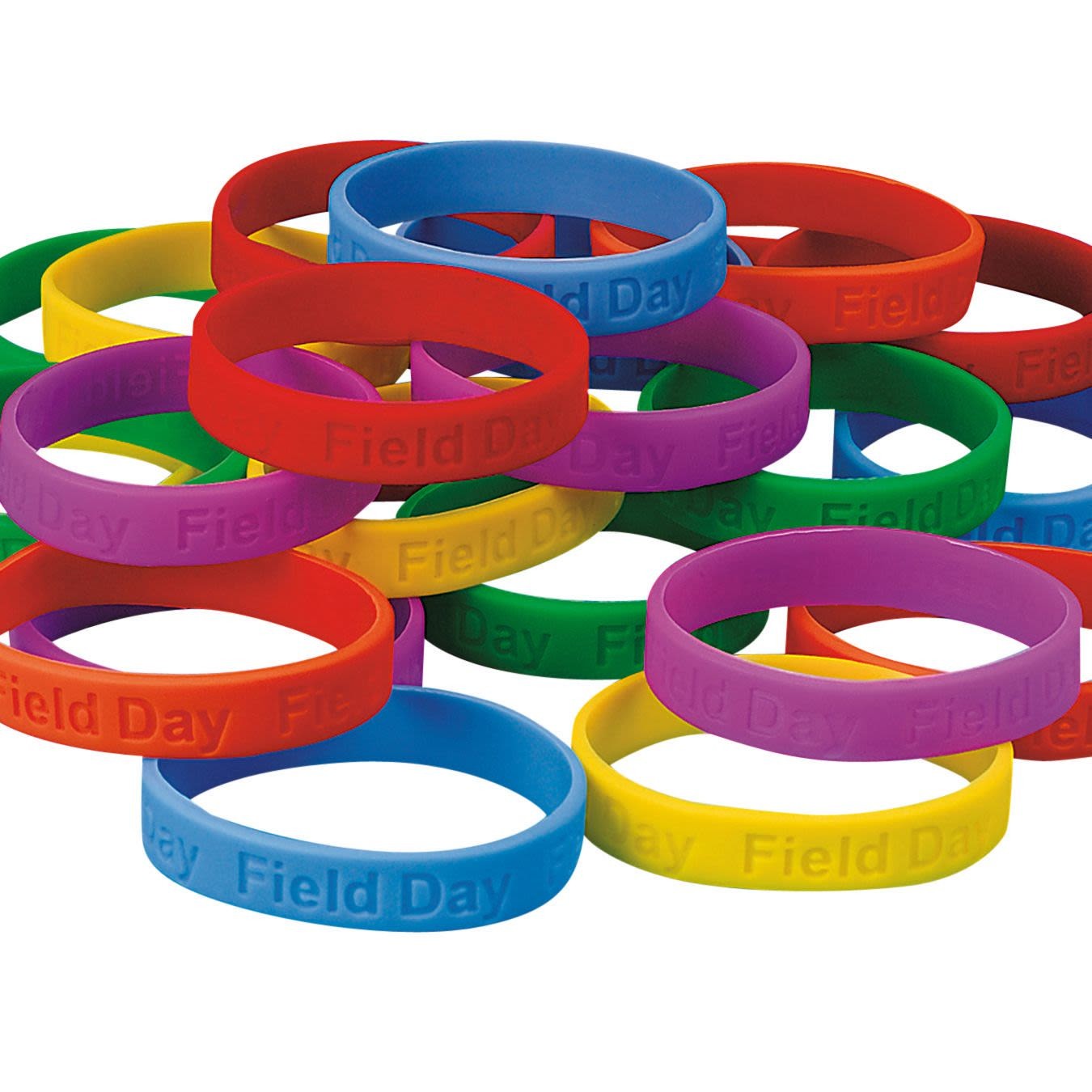 Buy Field Day Silicone Bracelet (Pack of 24) at S&S Worldwide