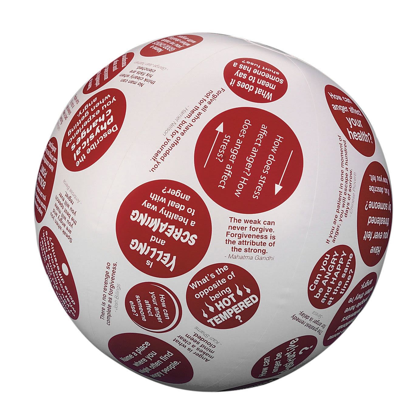 S&S Worldwide Toss n Talk-About Getting Acquainted Ball 