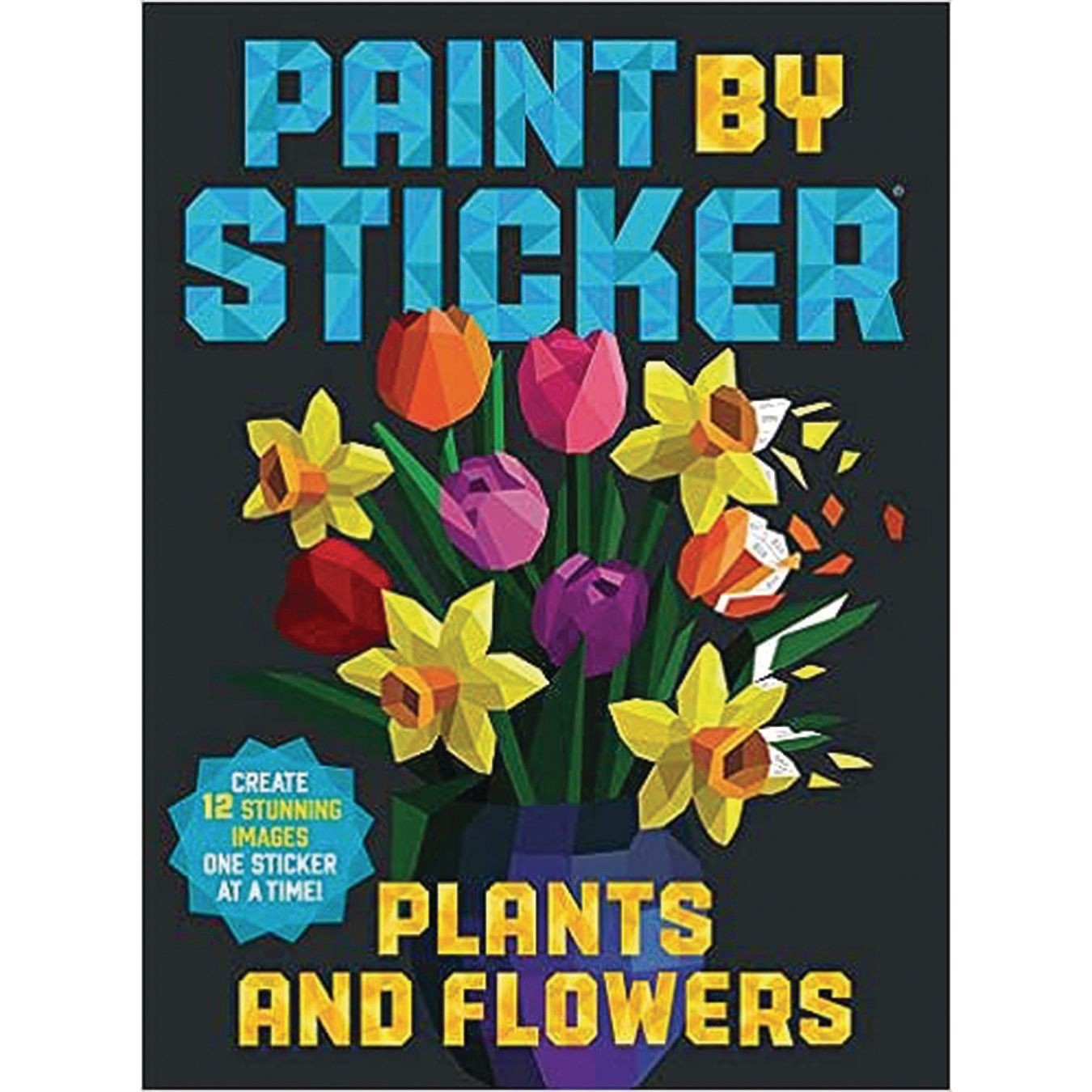 Paint By Sticker Book-Plants & Flowers 