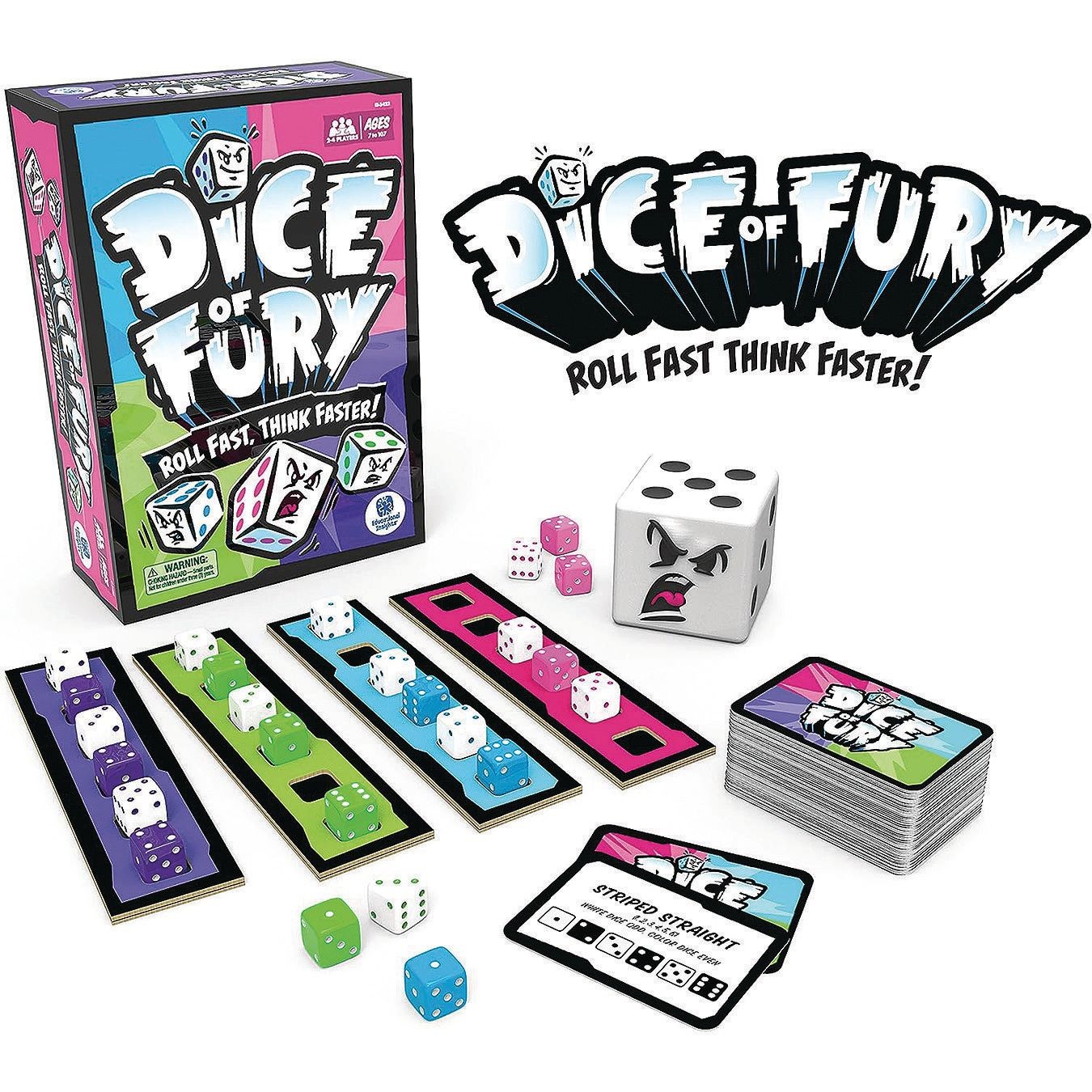 Buy Educational Insights Dice of Fury Fast-Paced Dice Game at S&S