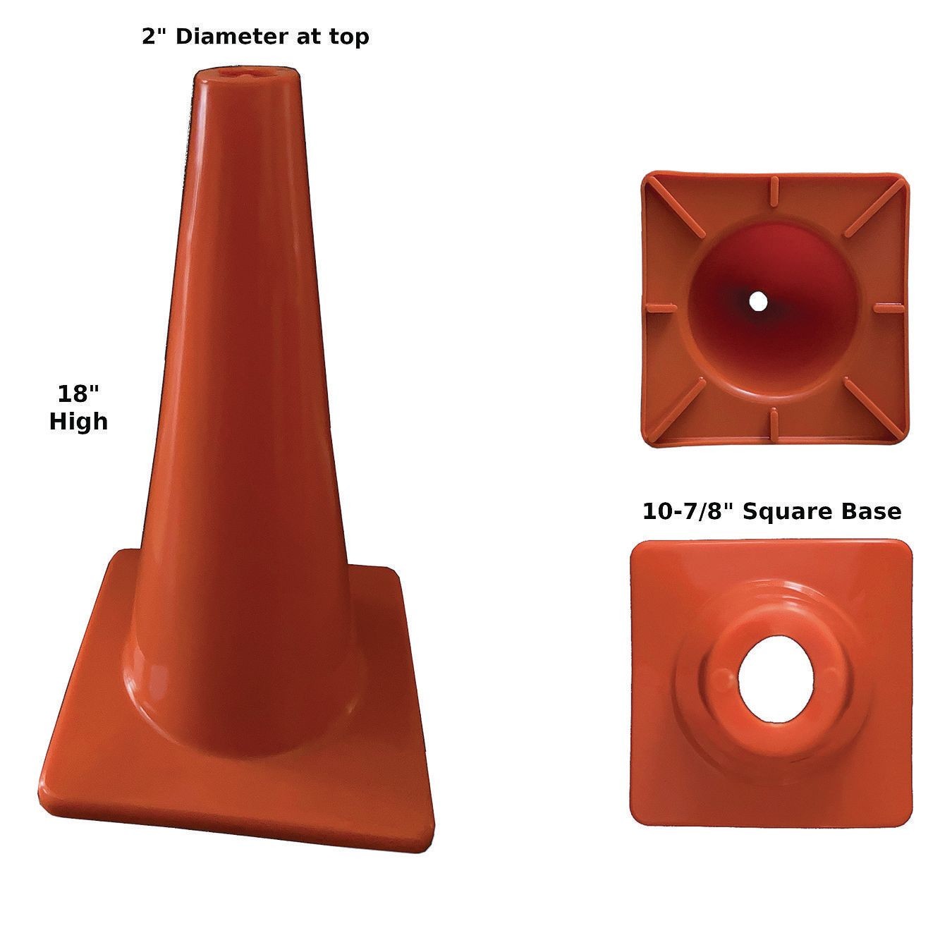 ＣＯＮＥ／ＢＩＧＧジャン Buy Spectrum™ Heavy Duty Poly Cone, 18