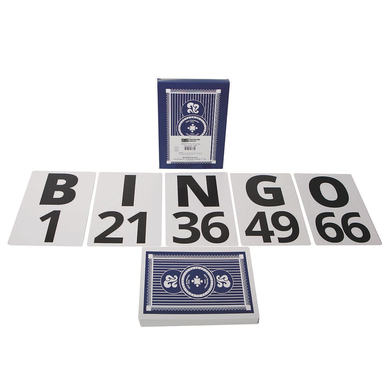 Buy S&S® Giant Bingo Calling Cards at S&S Worldwide