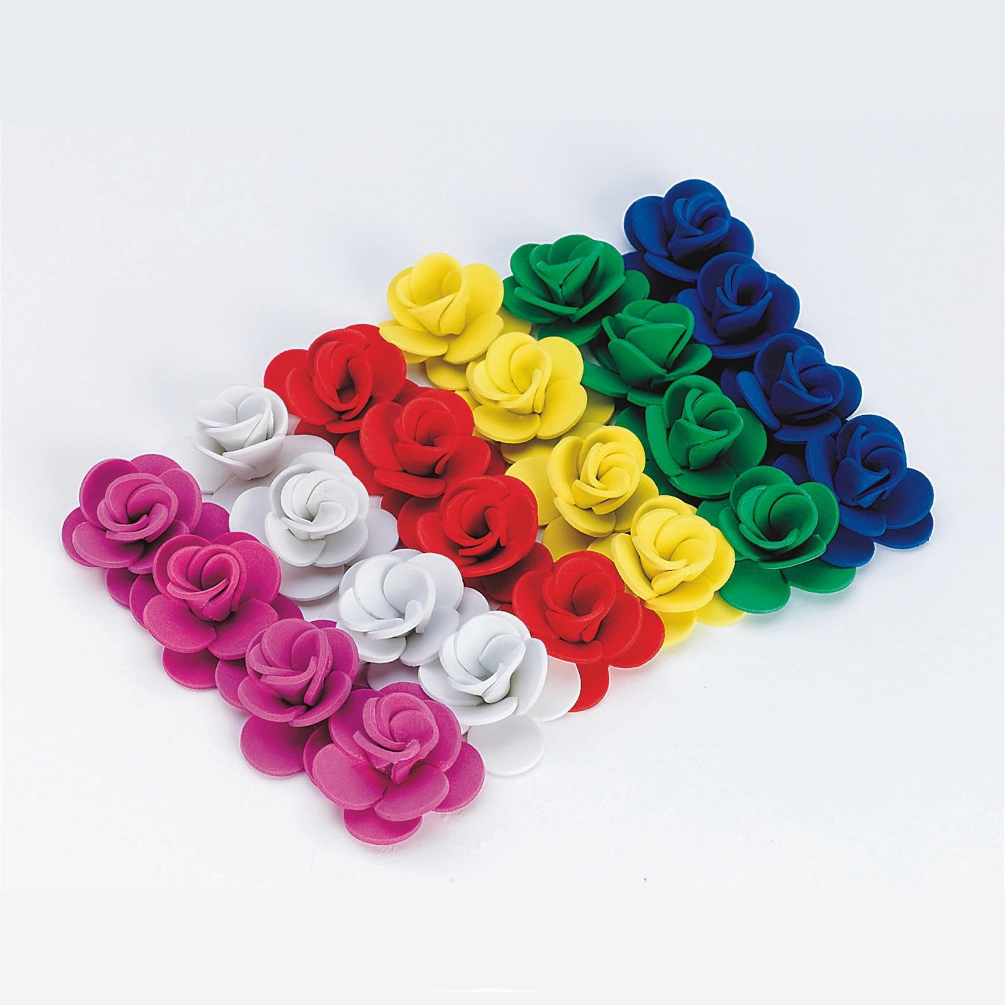 3-D Foam Rose Flowers (Pack of 144) | Decorative Craft Supplies