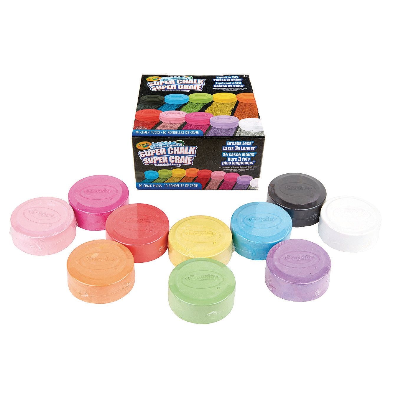 Buy Crayola® Super Chalk (Box of 10) at S&S Worldwide