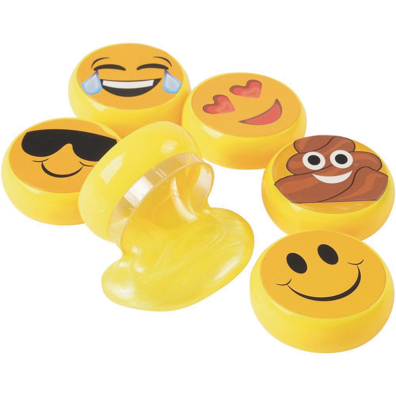 Buy Emoji Slime (Pack of 12) at S&S Worldwide