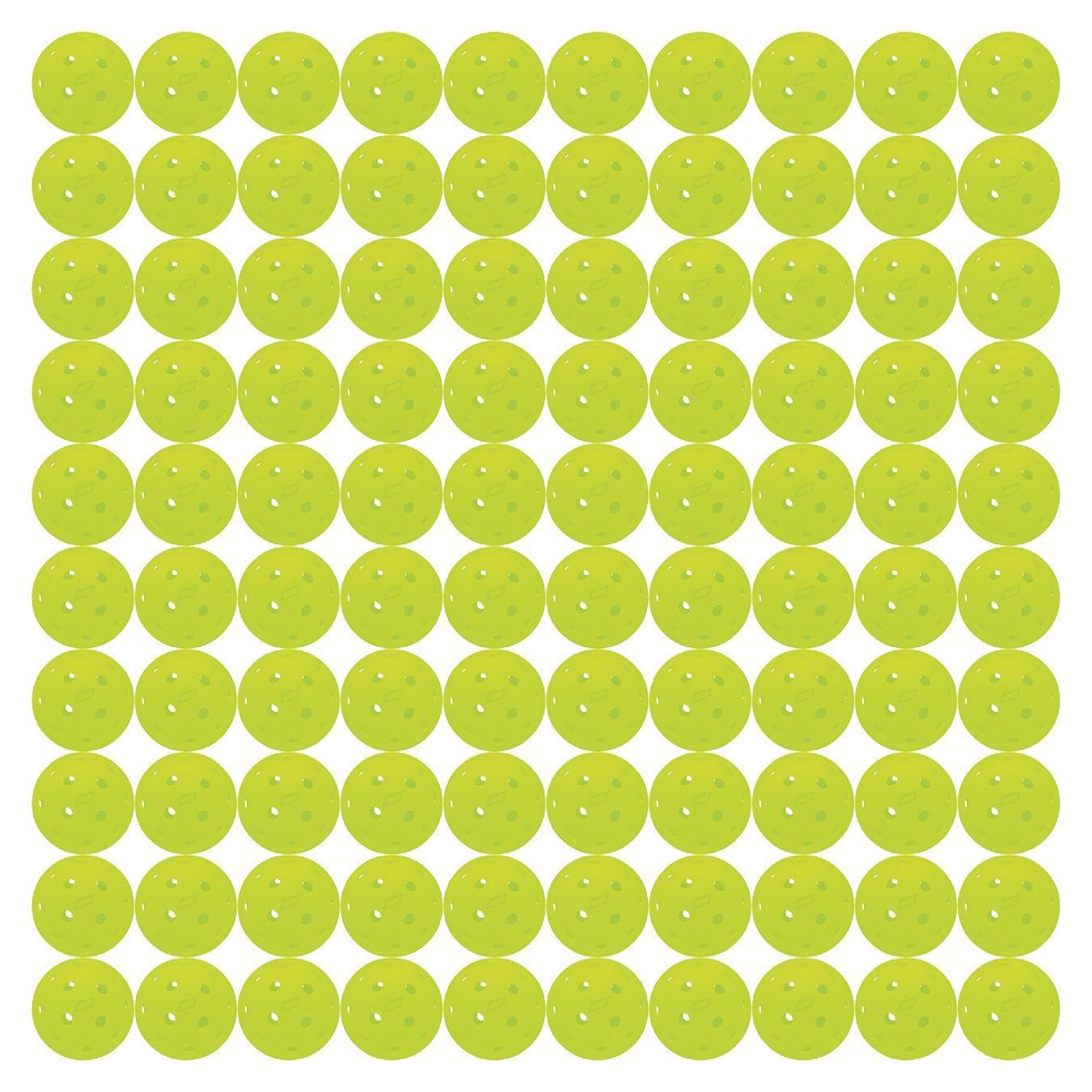 CORE Pickleball Impact Outdoor Balls | Neon Green (Pack of 100)