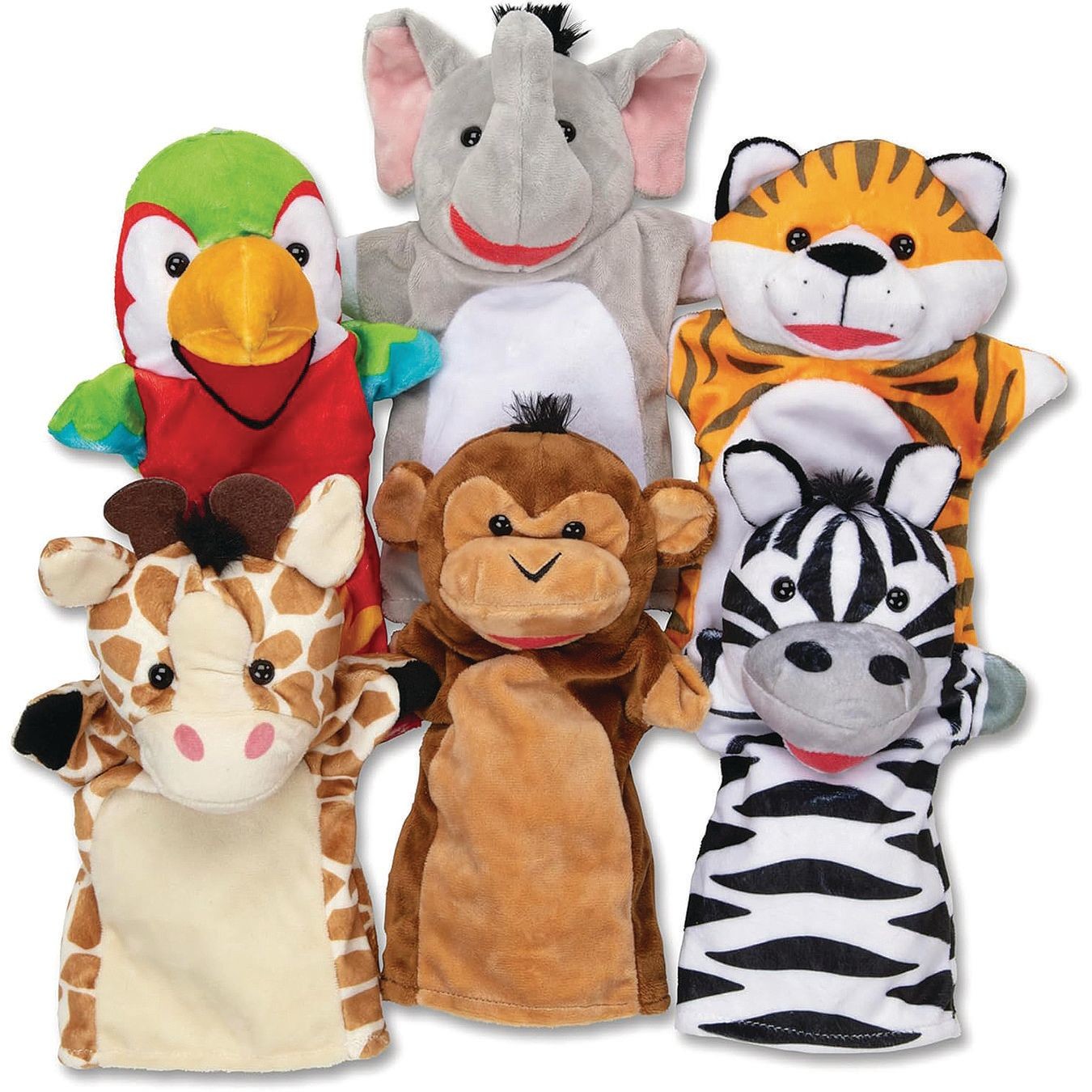 Melissa & Doug Safari Buddies Hand Puppets