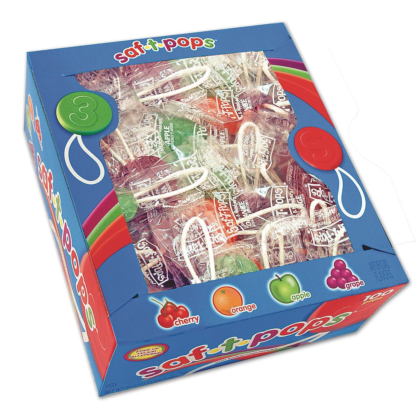 Buy Saf-T-Pops® Lollipops with Safety Loop Handle (Box of 100) at