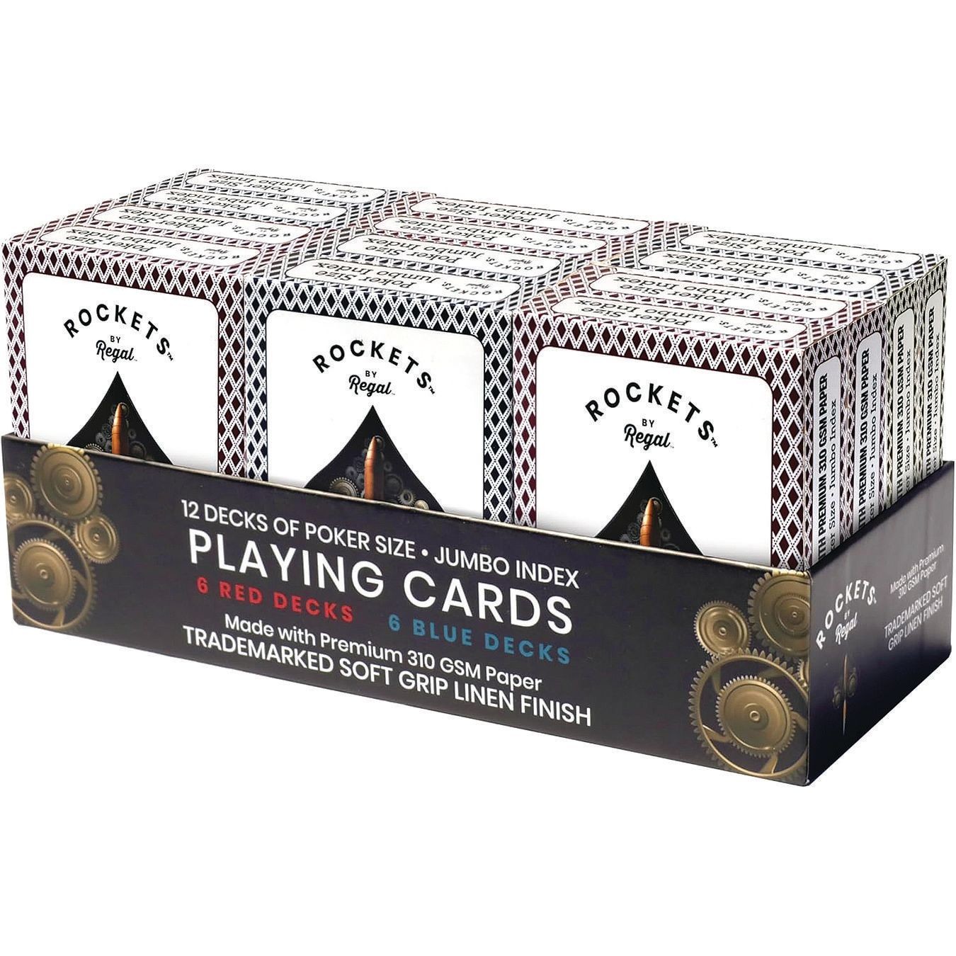 Classic Casino Style Playing Cards (Pack of 12) | Bulk Playing Cards