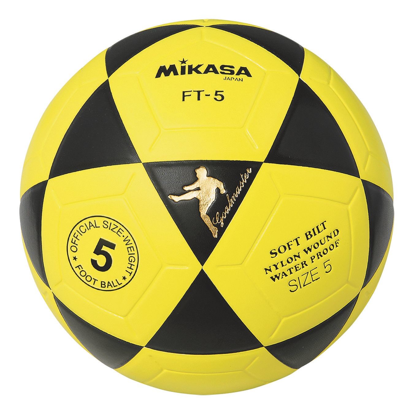 Buy Mikasa® FT5 Soccer Ball Size 5 Yellow and Black at S&S Worldwide
