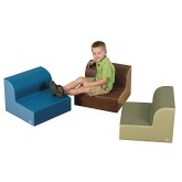 Children's Factory® Cozy Woodland Library Trio Seating Set (Set of 3)