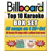 Party Tyme Karaoke CD+G Billboards Top 10 Box Set