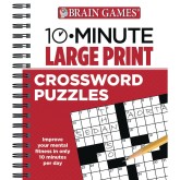 10 Minute Large Print Crossword Puzzles Book