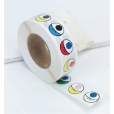 Colored Wiggly Eyes Stickers