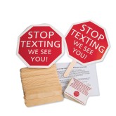 Stop Texting Sign, Unassembled