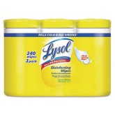 Lysol Disinfecting Wipes Canister (Pack of 3)