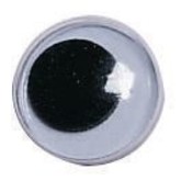 Black Paste-On Wiggly Eyes, 15mm (Pack of 100)