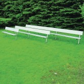 Bench with Back, 7.5', Permanent