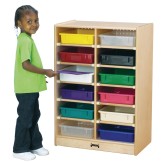 Jonti-Craft® 12 Paper-Tray Cubbie with Color Trays