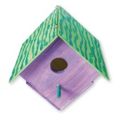 Unfinished Wood Birdhouse, Unassembled (Pack of 12)