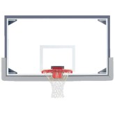 Steel Frame Indoor Glass Backboard System, 42” x 72”