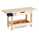Jonti-Craft® Wooden Workbench with Vice and Drawer