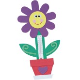Flower Thermometer Magnet Craft Kit (Pack of 12)