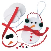 Snowman Ornament Craft Kit (Pack of 12)