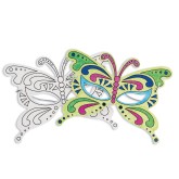 Color-Me™ Butterfly Half Masks (Pack of 24)