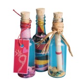 Plastic Sand Art Bottles with Cork (Pack of 24)