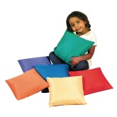 The Children's Factory® Bright Rainbow Throw Pillows (Set of 6)