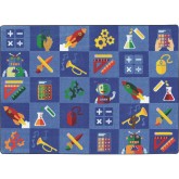 Joy Carpets® STEAM Into Learning™ Classroom Rug