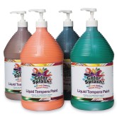 Color Splash!® Liquid Tempera Paint  - Set B, Gallon (Set of 4)