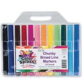 Color Splash!® Chunky Broad Line Markers (Pack of 12)
