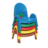 Children's Factory® Value Stack™ Chairs, 5” Solid Colors (Pack of 4)