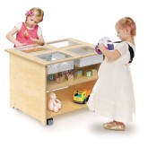 Whitney Brothers® Mobile Sensory Table with Trays & Lids