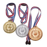 Olympic Style Award Medals with Breakaway Closure (Pack of 12)