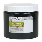 Handy Art® Washable Finger Paint, Black
