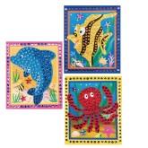 Sea Life Sequin Picture Craft Kit (Pack of 12)