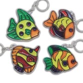 Fish Sun Catcher Keychains (Pack of 12)